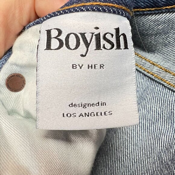 NWT Free People Boyish By Her Billy Women's Size 27 High Rise Skinny Jeans Denim - Picture 12 of 16